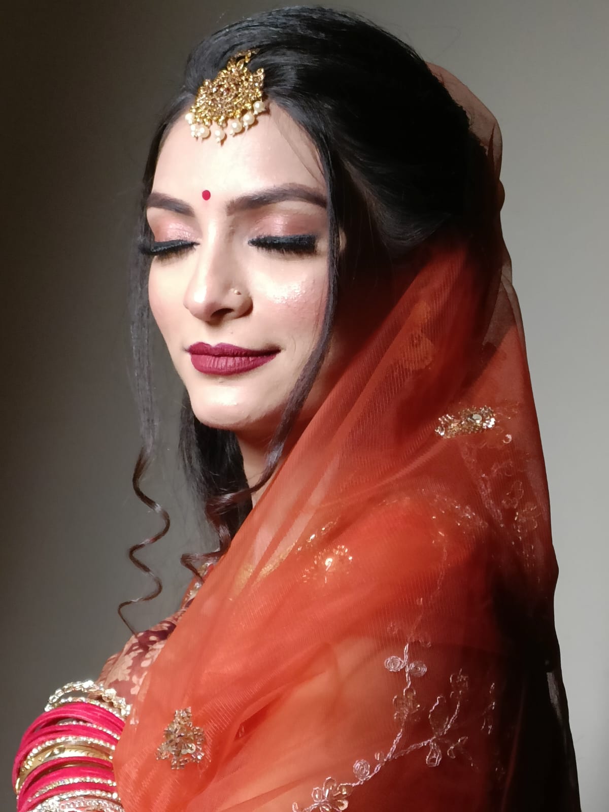 Detailed Bridal Makeup